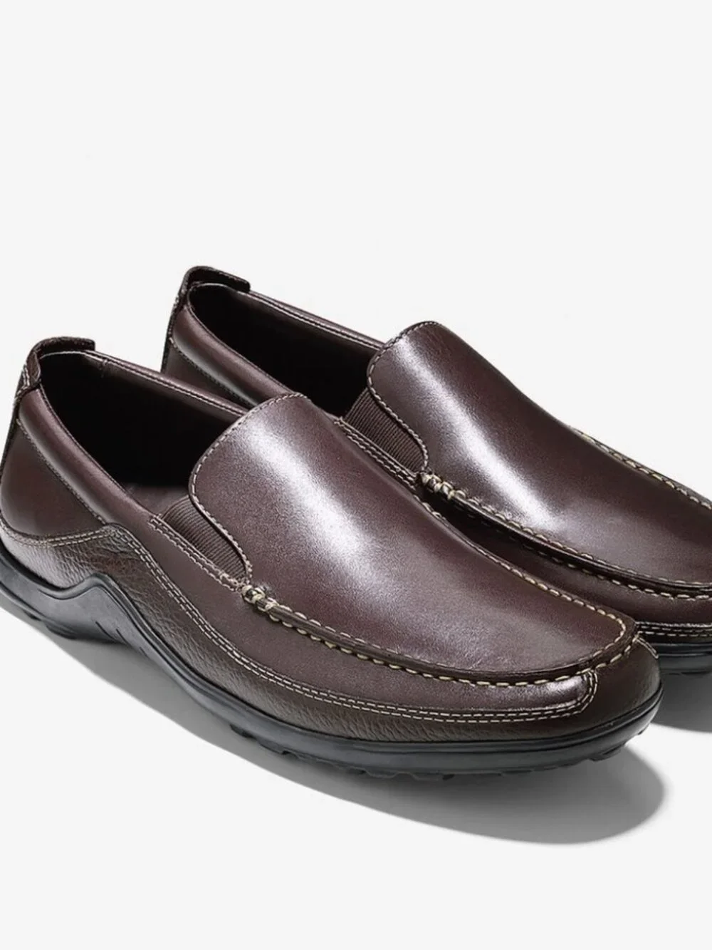 Cole Haan Tucker Venetian Loafers Brown French Roast, Size 7.5M - NEW